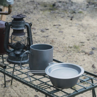 キャンプ必需品!軽量で丈夫な「チタンマグ」「チタンシェラカップ」は良質な燕三条製【自宅使用可】